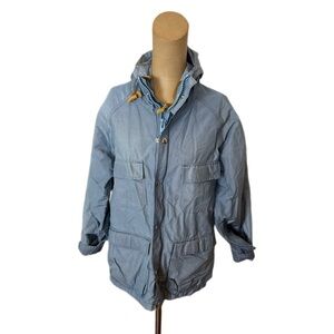 Vintage LL Bean Blue Parka Jacket Size Medium